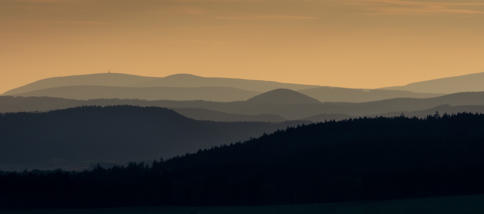 Landscape of Broumov, Czech Republic