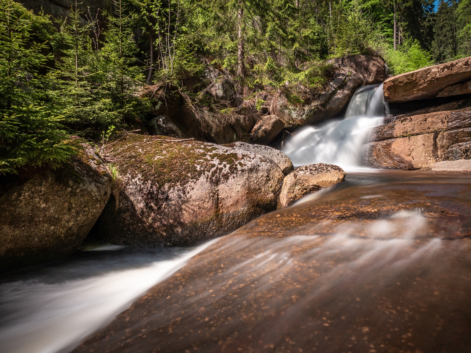 Waterfalls of Cerna Desna, Czech Republic